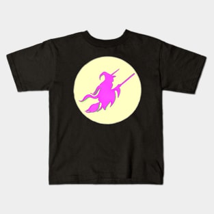 Flying Witch Kids T-Shirt